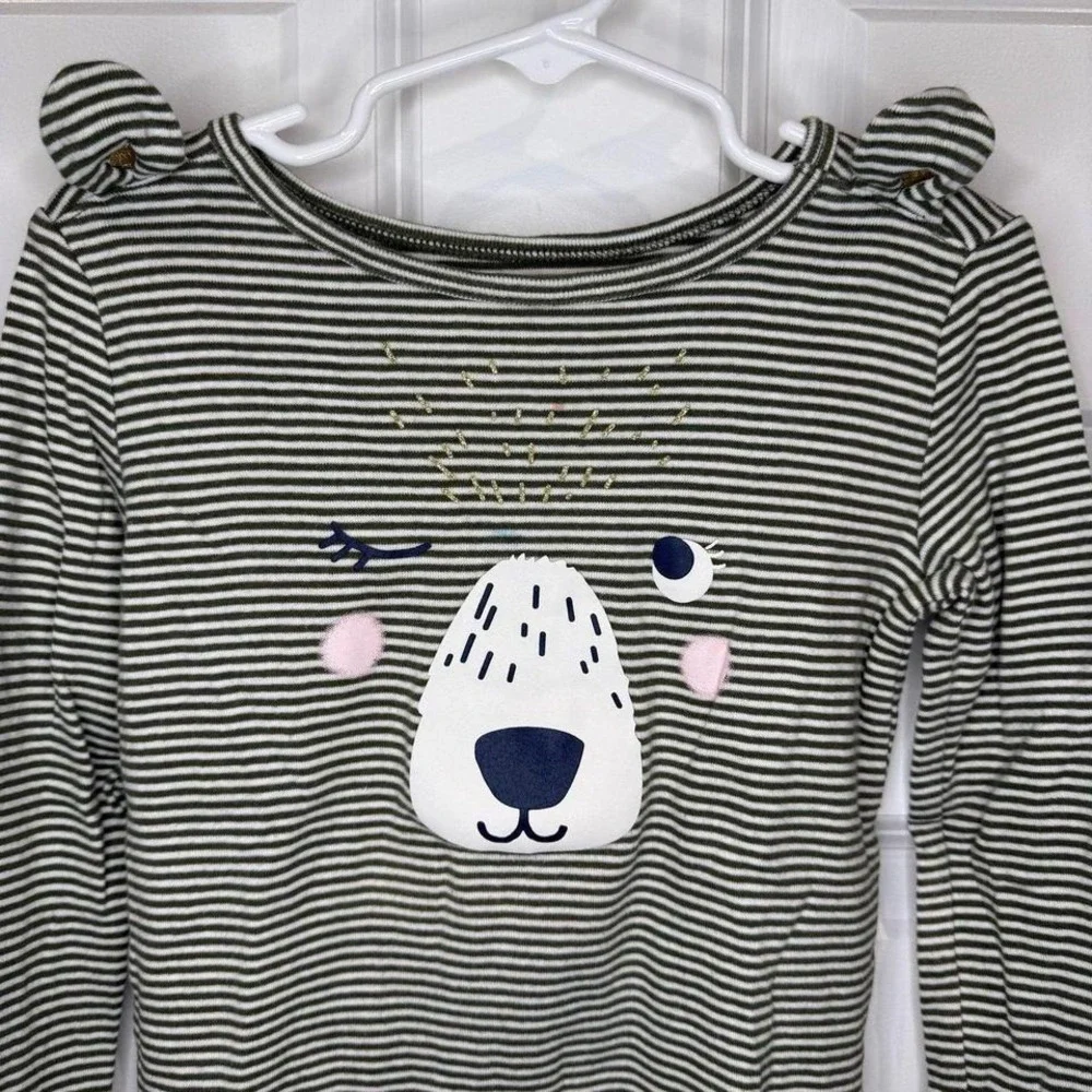 Carters Girls‎ Bear Long Sleeve Shirt Size 5T